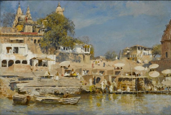 brooklyn_museum_-_temples_and_bathing_ghat_at_benares_-_edwin_lord_weeks_-_overall